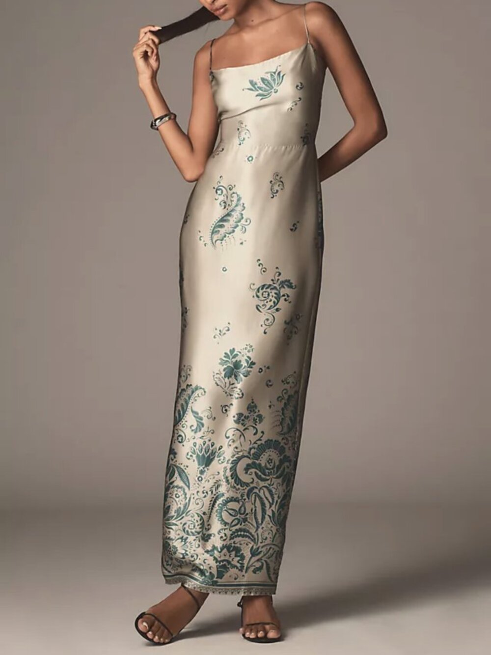Reformation Frankie Silk Dress